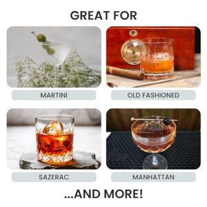 A Bar Above 10-Piece Premium Stir Gift Set - Cocktail Mixing Glass Gifts Set - Stirred Home Bar Kit Great for Martinis, Old Fashioned, Manhattans, & More - Perfect Valentines Day Gifts for Him & Her