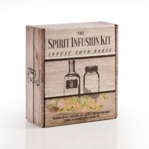 Spirit Infusion Kit - Infuse Your Booze - Alcohol Infusion Kit with Recipes to Make Over 70 Flavored Vodkas. This Liquor Infusion Kit Makes a Great Cocktail Gift!