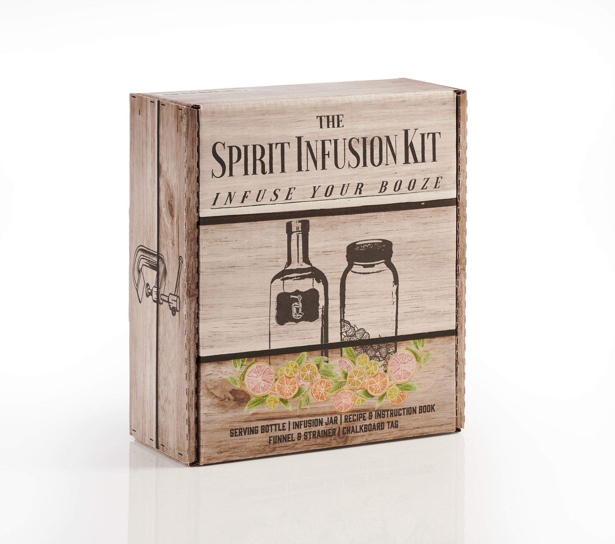 Spirit Infusion Kit - Infuse Your Booze - Alcohol Infusion Kit with Recipes to Make Over 70 Flavored Vodkas. This Liquor Infusion Kit Makes a Great Cocktail Gift!