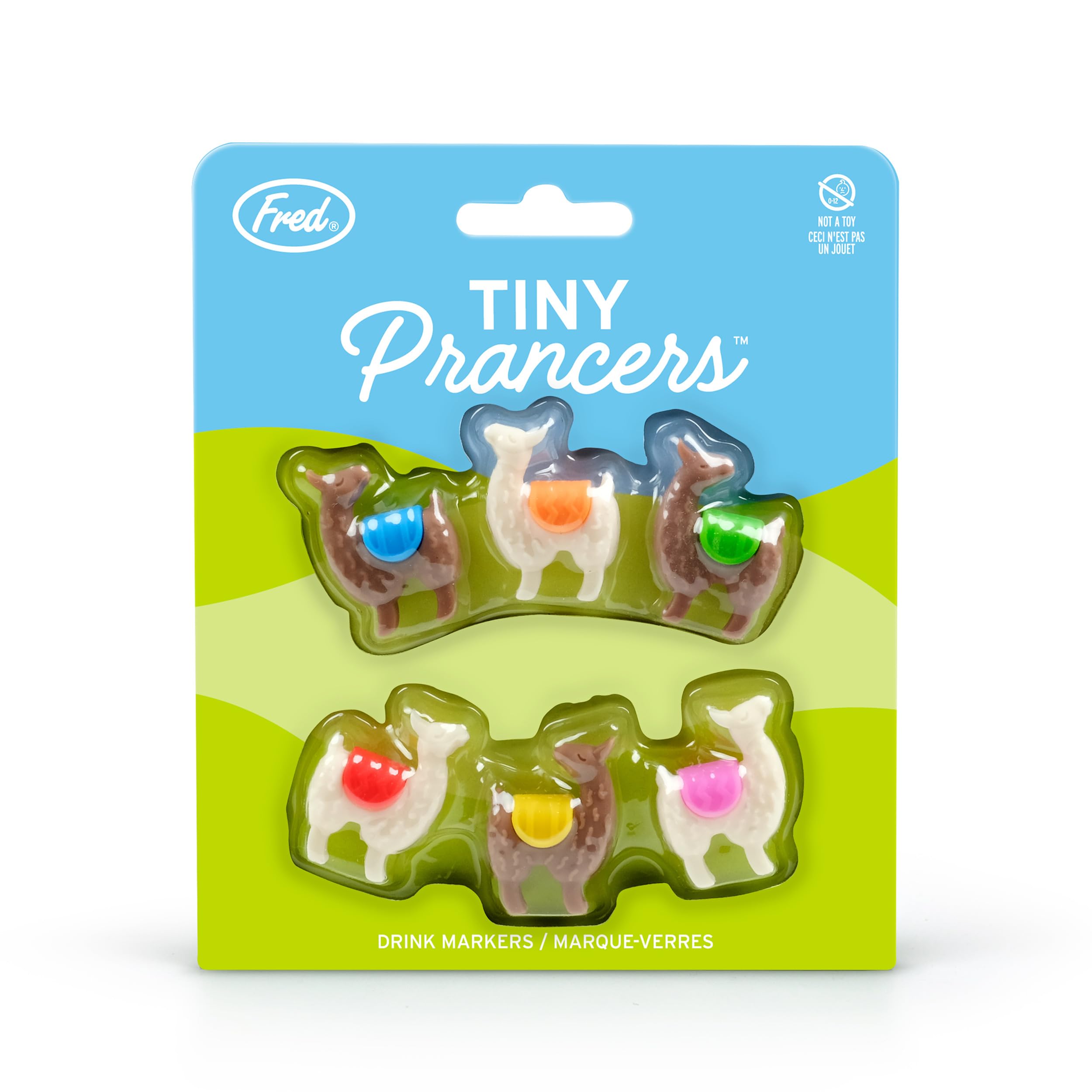 Genuine Fred Tiny Prancers Drink Markers, Standard, Llama