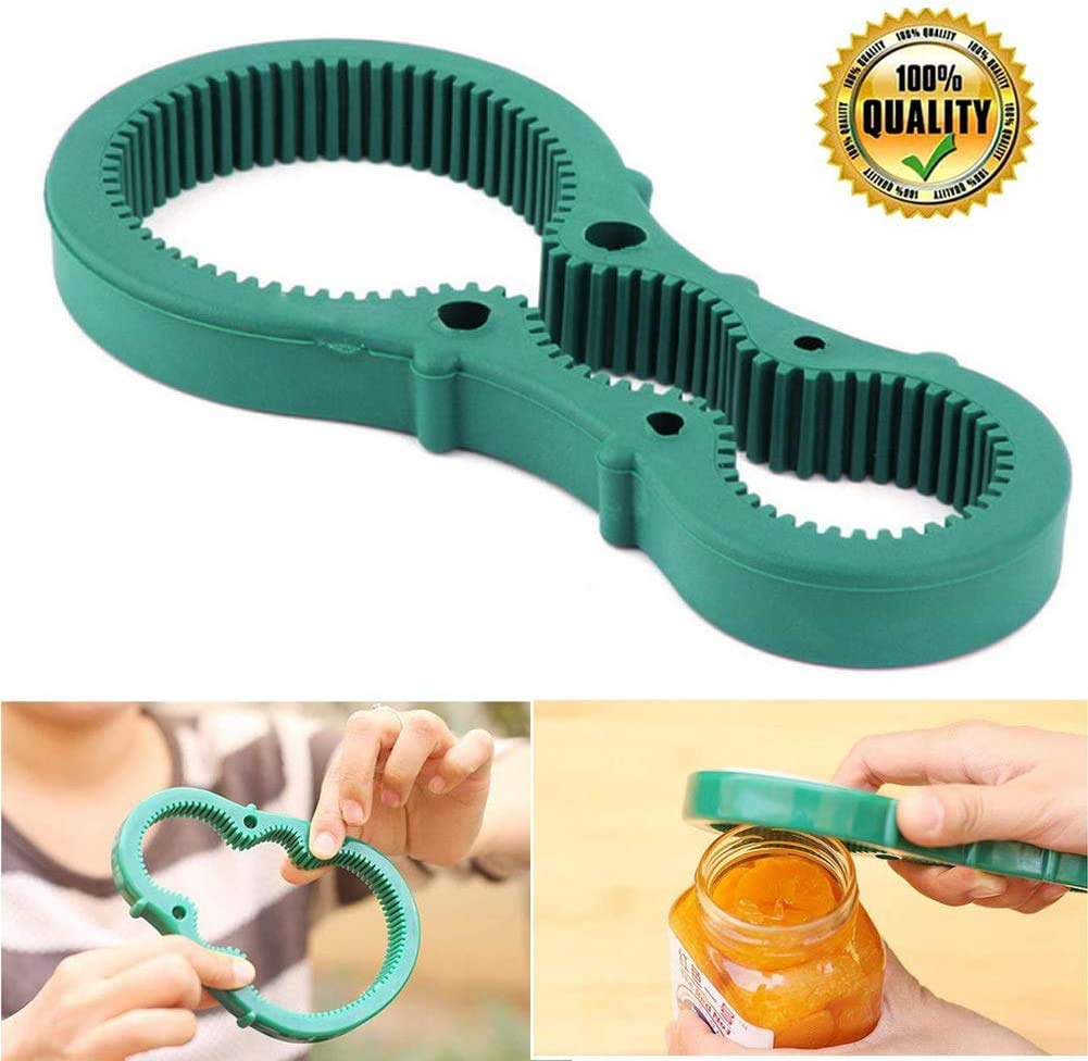 3 in 1 Silicone Multi Opener Bottle Opener Handy Anti-slip Bottle Lid Opener Kitchen Twist Tool Opener for Pop/Beer Bottle Jar