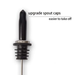 New Designed Liquor Pour Spouts Covers- 10 Pcs Plastic Bottle Pourer Cover Dust Caps (Not Include Pour Spout)