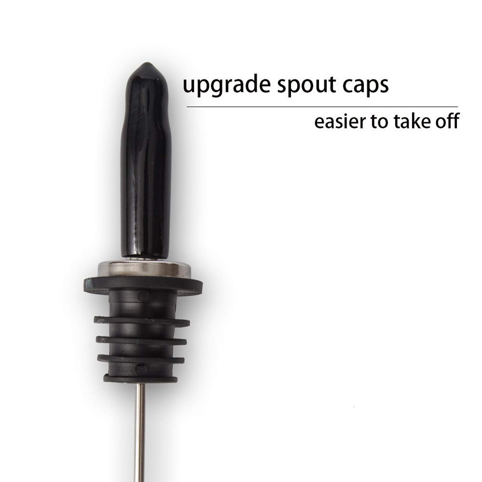 New Designed Liquor Pour Spouts Covers- 10 Pcs Plastic Bottle Pourer Cover Dust Caps (Not Include Pour Spout)