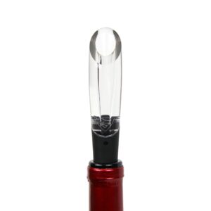 vinturi on-bottle aerator for red and white wines, 1, black