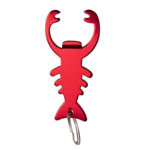 swatom lobster keychain bottle opener beer opener tool key tag chain ring accessories
