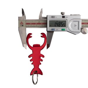 SWATOM Lobster Keychain Bottle Opener Beer Opener Tool Key Tag Chain Ring Accessories