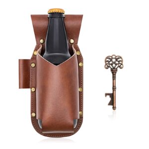 ipihsius beer holster, beer holster for men,bottle opener included beer gift for men,hands-free at parties, barbecues, camping