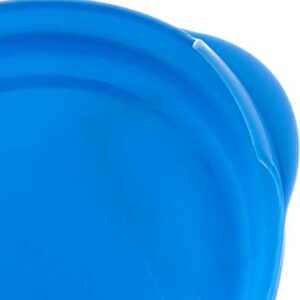 San Jamar-SI6500 Saf-T-Ice Commercial Ice Tote Snap-Tight Lid - Blue, 1 Count (Pack of 1)