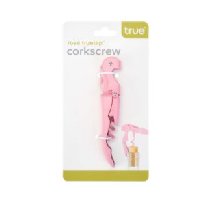 True Truetap Full Rosé Double Hinged Corkscrews, Pink