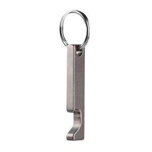 nhdt sw637 mini titanium keychain beer bottle opener,bar gifts for men, husband, dad, boyfriend,edc supplies for outdoor travel.only 0.28oz weight