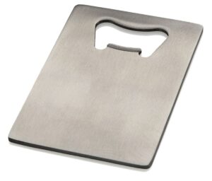 cjeslna credit card bottle opener for your wallet - stainless steel