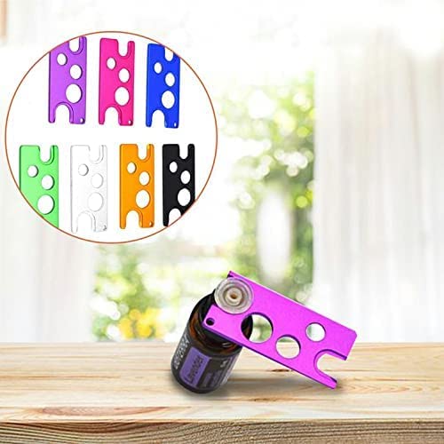 Htppzjr Essential Oil Bottle Metal Orifice Remover Opener Roller Bottle Opener Metal Key Tool Opener and 123456r for Roller Balls and Caps