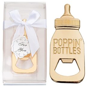 24 pcs bottle opener baby shower favor for guest, feeding bottle opener for wedding favors baby shower giveaways gift to guest, party favors gift,decorations or supplies for guests