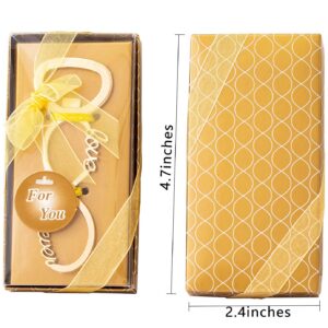 24 Pcs Love Forever Bottle Openers for Wedding Party Bridal Shower Favors Decorations Gifts or Souvenirs for Guests with Individual Gift Package (24, gold)…