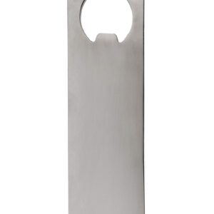 OPNR Bottle Opener with Magnetic Lid Catch, Beer, Soda, Home Bar, or Bartender Use | Catch caps, stick on fridge! | Heavy-Duty Stainless-Steel | Manual, Handheld Operation | Portable (BRUSHED)