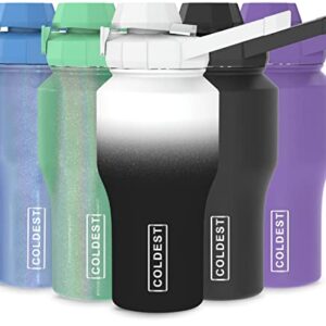 Coldest Shaker Bottle - Protein Blender Shaker Cup for Protein Mixes Insulated Chug lid Bottle,Bottle Fits Sip Cirkul Lid (26 oz, Hyperspace)