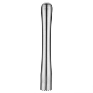 jxs 7.3" 18.5mm stainless steel cocktail muddler, sturdy dishwasher safe perfect kitchen gadget