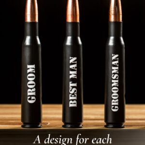 Best Man Gifts for Wedding - Engraved ‘BEST MAN' 50 Cal Bottle Opener I Best Man Proposal Gift I Will You Be my Best Man Gifts