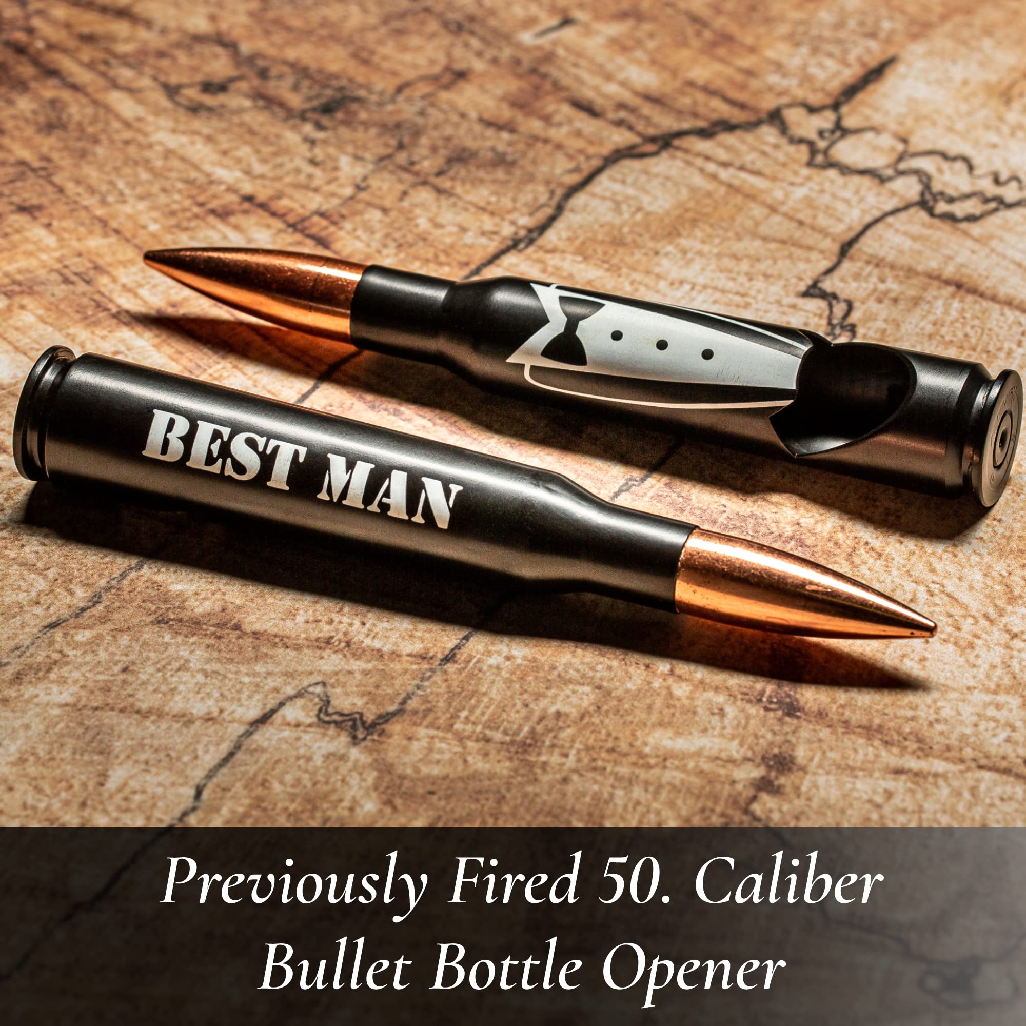 Best Man Gifts for Wedding - Engraved ‘BEST MAN' 50 Cal Bottle Opener I Best Man Proposal Gift I Will You Be my Best Man Gifts