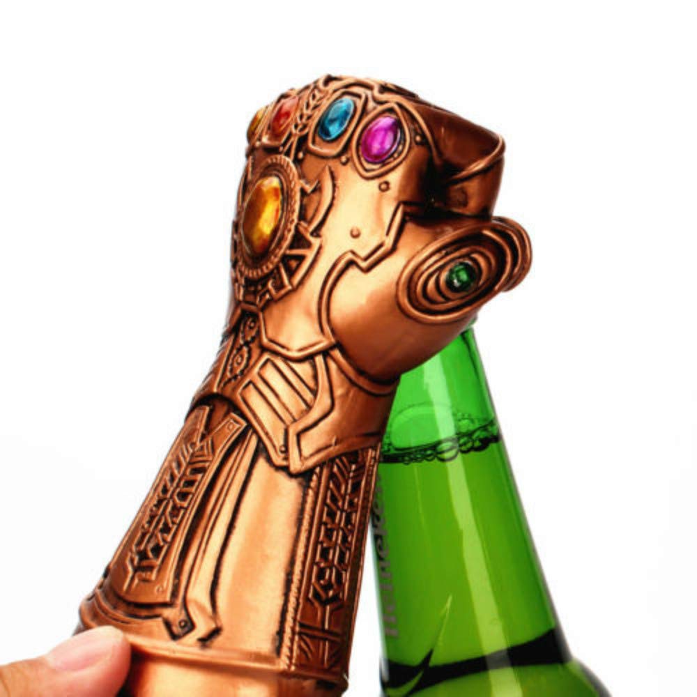 Creative Infinite War Thanos Gloves Fist Opener Beer Bottle Openers Cool Beer Cola Wine Cap Opener Gift for Marvel Avengers Fans