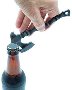 viking axe bottle opener | stainless steel steel axe beer bottle opener by norse tradesman