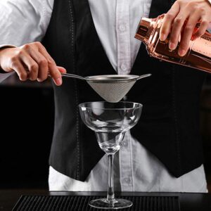 Fine Mesh Strainer For Bar -Stainless Steel Conical Strainer For Cocktail Drink Bar Strainers Bartender Bar Tool, 3.5" Inch (2 pcs)