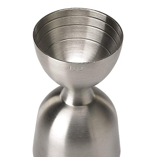 Barfly M37006 Heavy-Duty Straight Rim Bell Jigger, 1 oz x 2 oz, Stainless Steel