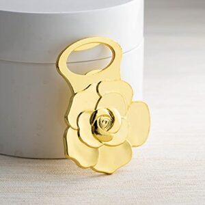 24 Packs Rose Flower Shape Bottle Openers for Wedding Favors to Guests, Bridal Shower Party Gifts, Souvenirs or Decorations for Guests