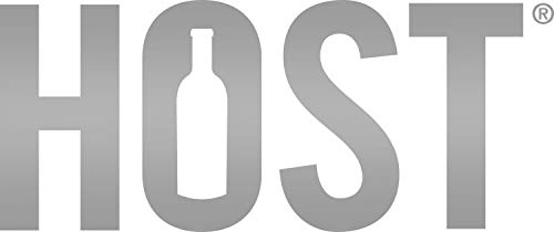 Host TILT MINI Variable Wine Aerator Pourer Spout - Reusable Wine Stopper for Wine Bottles, Gray