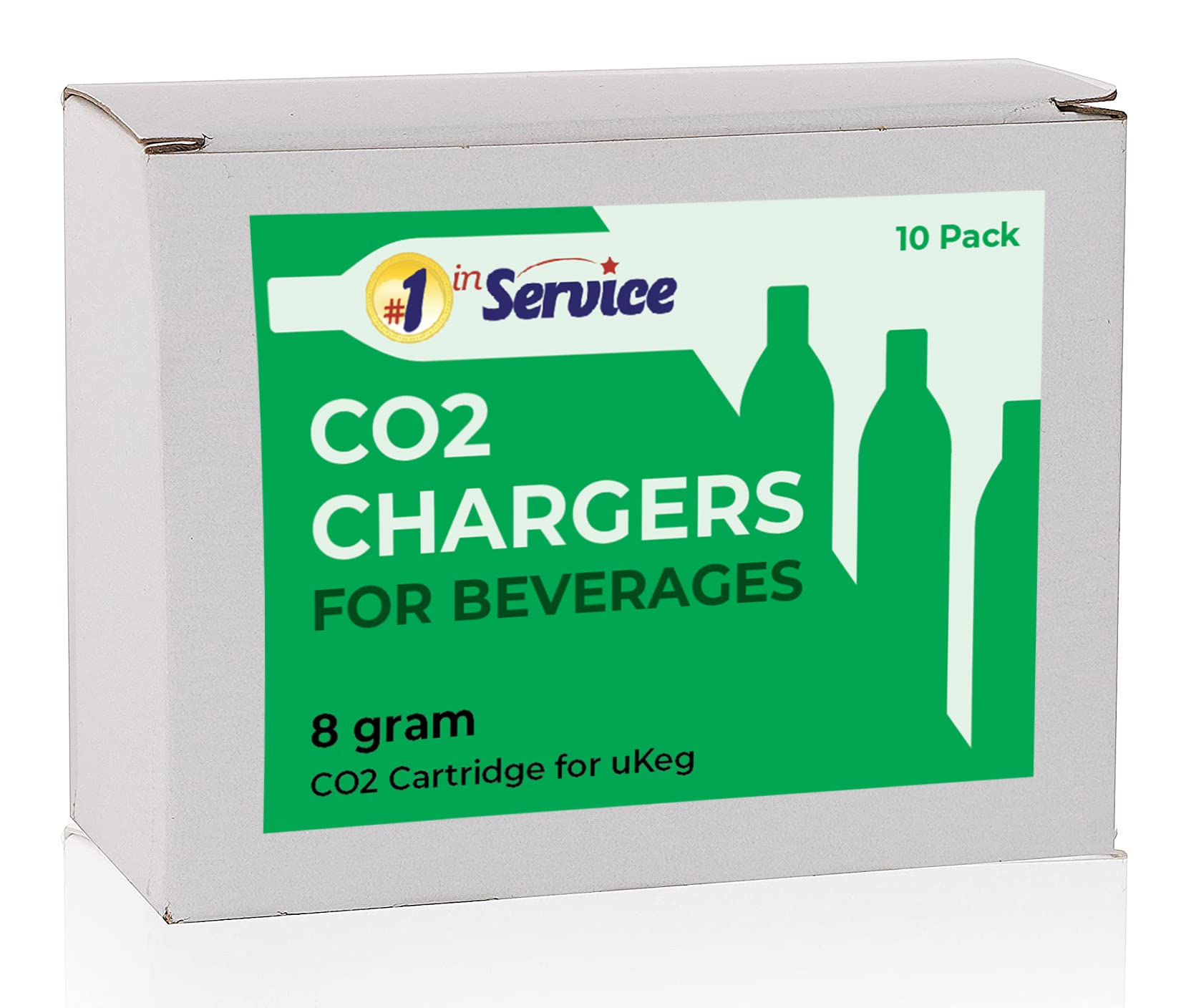 8g CO2 Chargers uKeg 64, 20 Pack