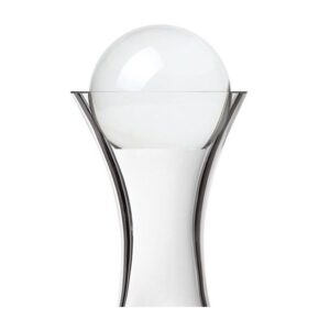 amlong crystal 65mm or 2.5" diameter (bigger than golf ball, smaller than baseball) clear crystal ball for wine decanter stopper