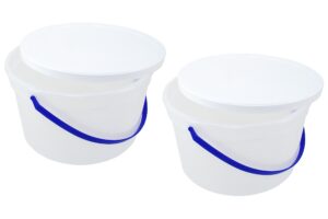 1 gallon ice cream tub with lid (2)