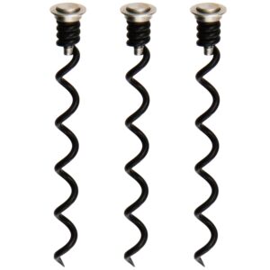 3 pack replacement corkscrew spiral, replacement worm for brookstone wine opener and keissco wine opener only