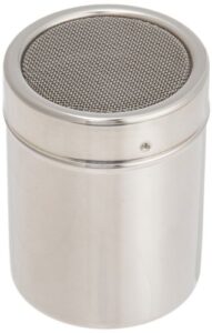 ateco stainless steel shaker, 4-ounce capacity with fine mesh
