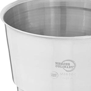 Mercer Culinary Shake Collar, 4.34 Inch Top Diameter, Stainless