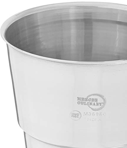 Mercer Culinary Shake Collar, 4.34 Inch Top Diameter, Stainless