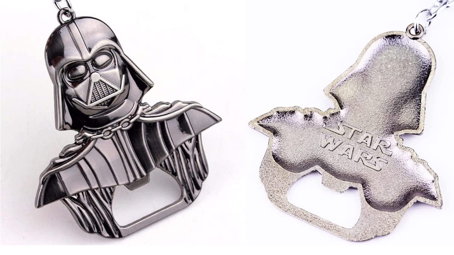 Bottle Opener, Star Wars Keychain, Star Wars Beer Bottle Opener Gifts for Men, Kitchen Accessories for Souvenirs 2PCS