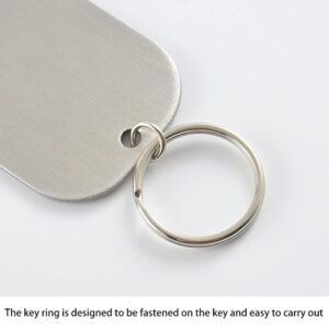 PLWJK 3PCS Stainless Steel Bottle Opener, Keychain Bottle Openers for Men and Women