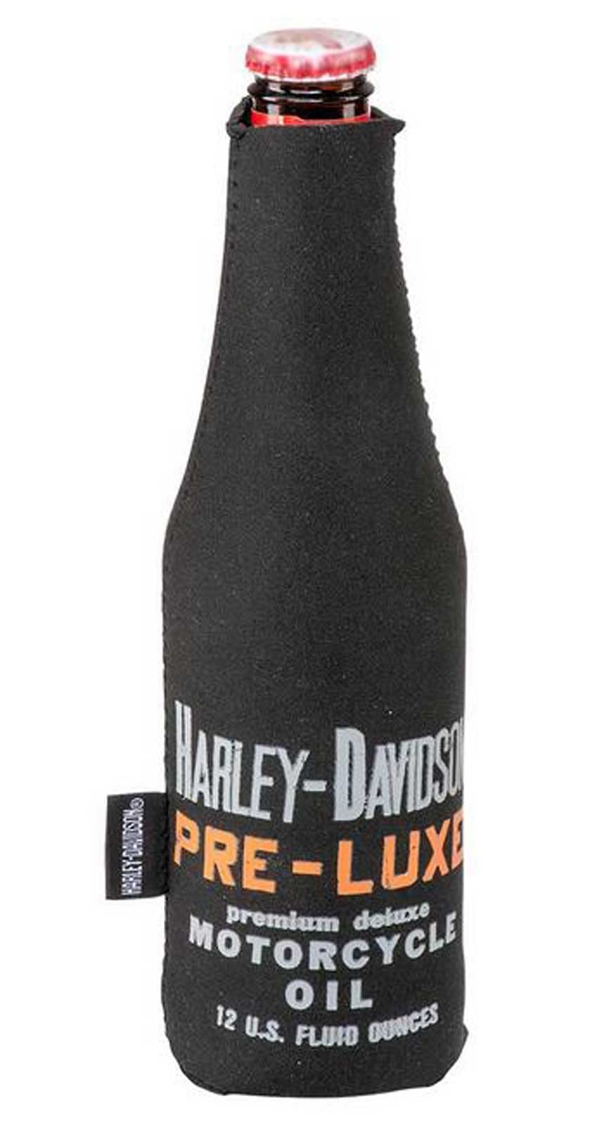 Harley-Davidson Pre-Luxe Neoprene Zippered Bottle Wrap w/Bottle Opener