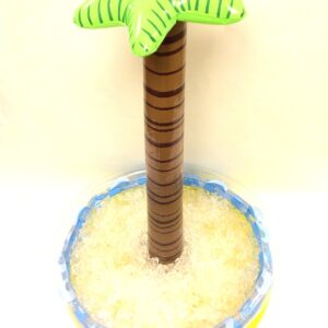 Inflatable Palm Tree Beverage Cooler, by Playscene (4 FEET Tall)