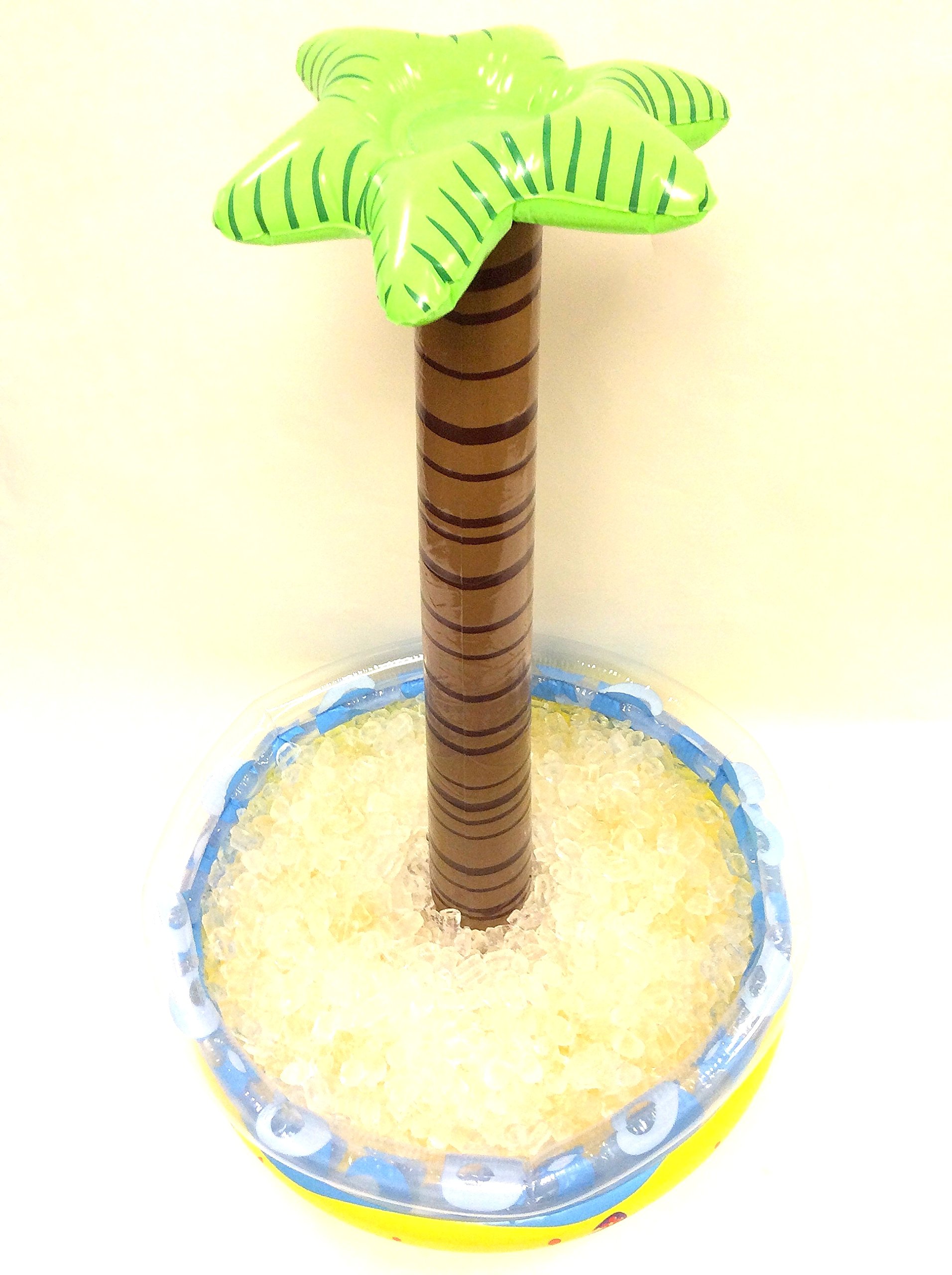 Inflatable Palm Tree Beverage Cooler, by Playscene (4 FEET Tall)