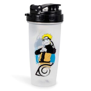 JUST FUNKY Naruto Shippuden Plastic Shaker Bottle | Holds 20 Ounces