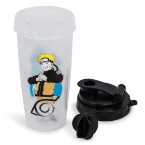 JUST FUNKY Naruto Shippuden Plastic Shaker Bottle | Holds 20 Ounces