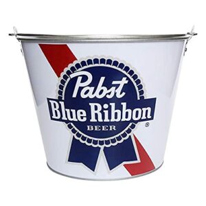 pabst blue ribbon pbr metal beer bucket