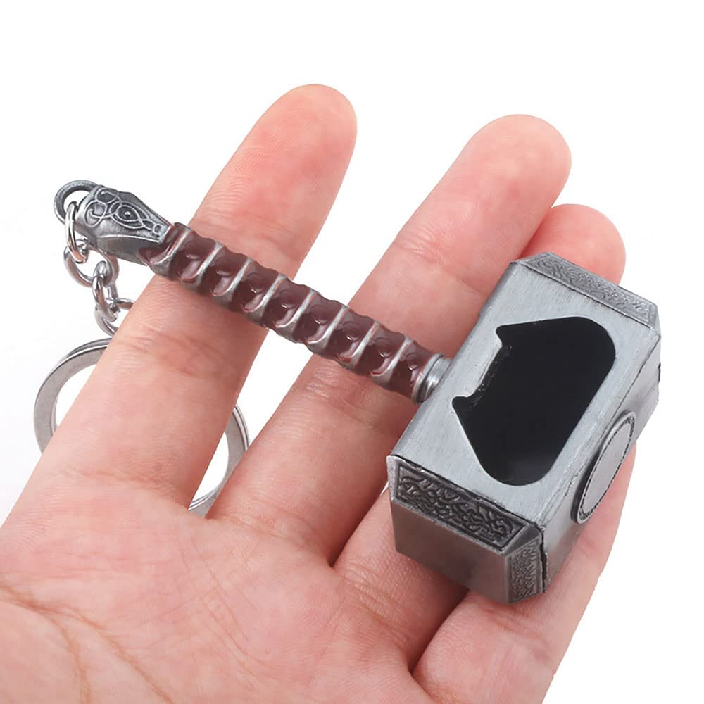 Thor Hammer Keychain Bottle Opener Beer Opener-Beer Gifts for Men… (Hammer Opener)