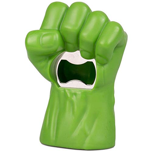 Marvel Avengers Hulk Fist Bottle Opener - Open Your Beverage Like A Super Hero - Great Bar Gift for Men, Dad, Father - 6 Inches