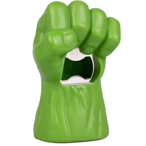 Marvel Avengers Hulk Fist Bottle Opener - Open Your Beverage Like A Super Hero - Great Bar Gift for Men, Dad, Father - 6 Inches