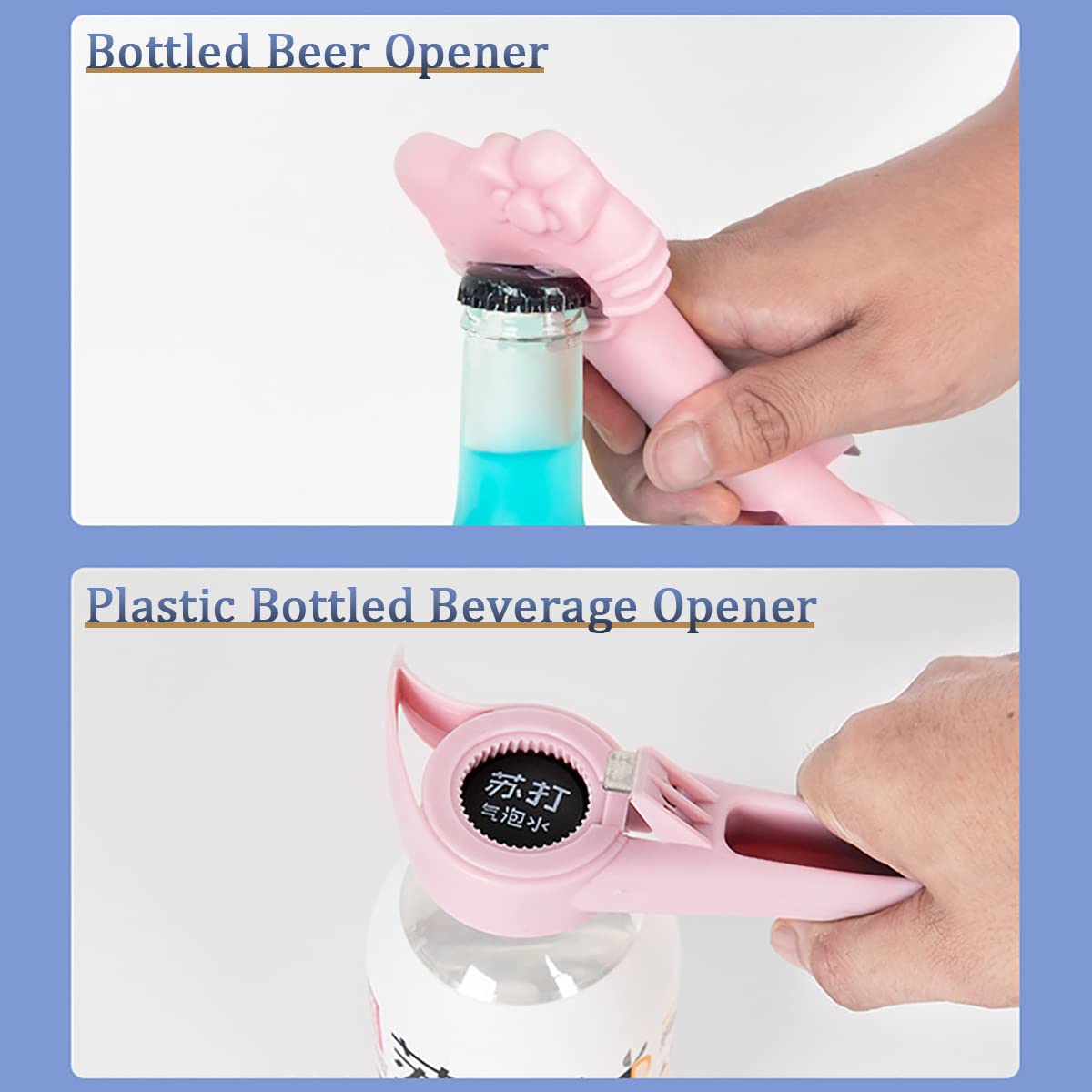 𝟰 𝗶𝗻 𝟭 𝗕𝗼𝘁𝘁𝗹𝗲 𝗢𝗽𝗲𝗻𝗲𝗿 Beer Opener Can Opener 𝟮 𝗣𝗖𝗦 𝗠𝘂𝗹𝘁𝗶𝗳𝘂𝗻𝗰𝘁𝗶𝗼𝗻 𝗝𝗮𝗿 𝗢𝗽𝗲𝗻𝗲𝗿 Kitchen Gadget Bar Tools Cap Opener Juice Lid Opener