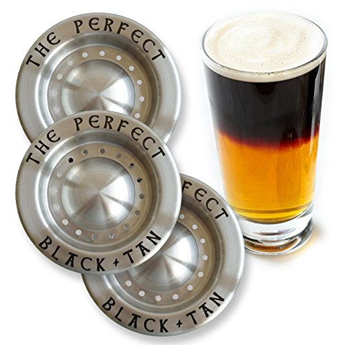 The Perfect Black and Tan Beer Layering Tool - 3 Pack - Bar Accessory for Layered Beer Cocktails