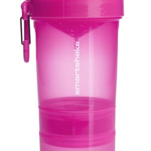 Smartshake Original 2GO, 20 oz Shaker Cup, Pink (Packaging May Vary)